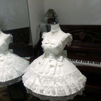 Y2K Lolita Vintage Dress Lace Sleeveless Cosplay Clothing French Strap Elegant Girls Party Japanese Kawaii Dress 2026 Summer