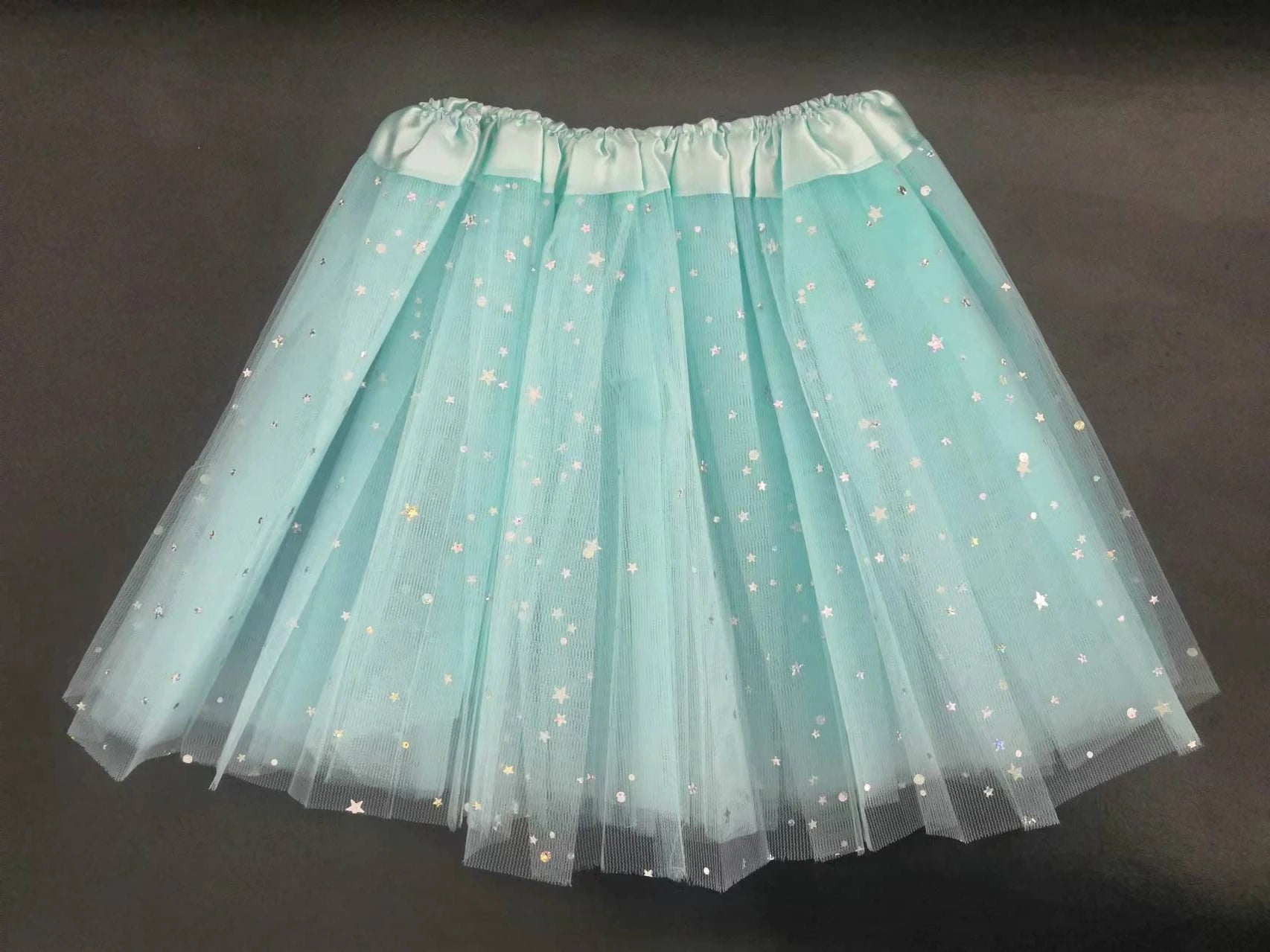 XMOMISEL Girls Sequined Star Tulle Tutu Skirt
