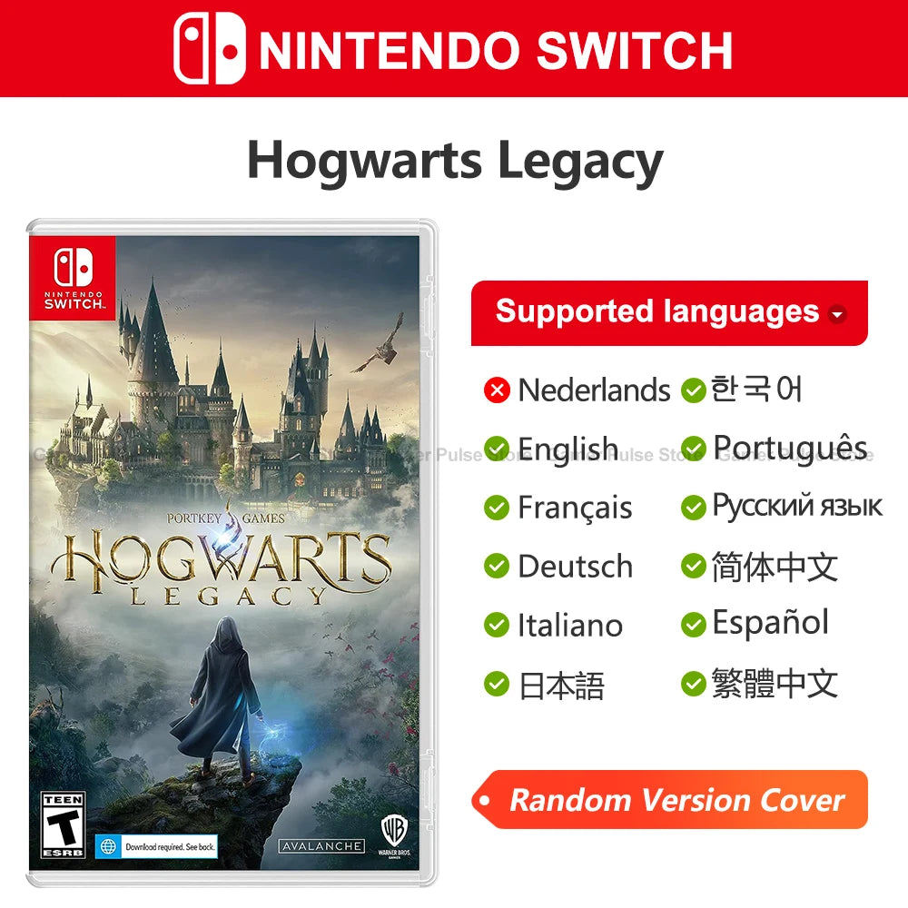 Hogwarts Legacy Nintendo Switch Game Deals 100% Official Original Physical Game Card RPG Genre for Nintendo Switch Game Console SS69 59.69 Random Cover / CHINA