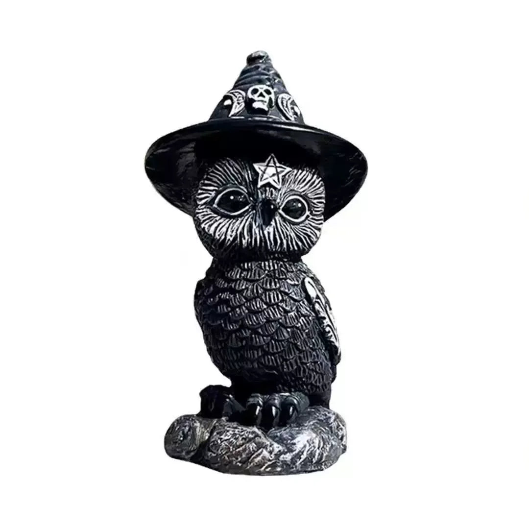 1pc Halloween Magic Black Dragon Snake Griffin Unicorn Mysterious Witches Statue Home Decor Figurine Christmas Desk Ornaments