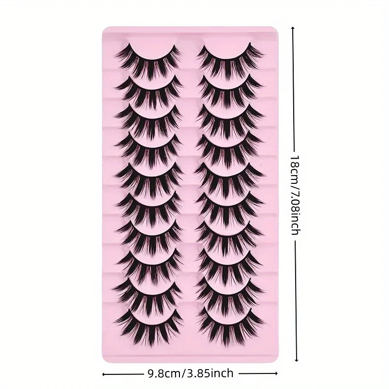 10 pairs of false eyelashes (10 pairs) SS69