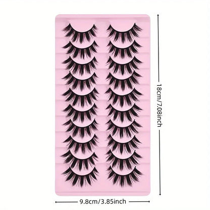 10 pairs of false eyelashes (10 pairs) SS69