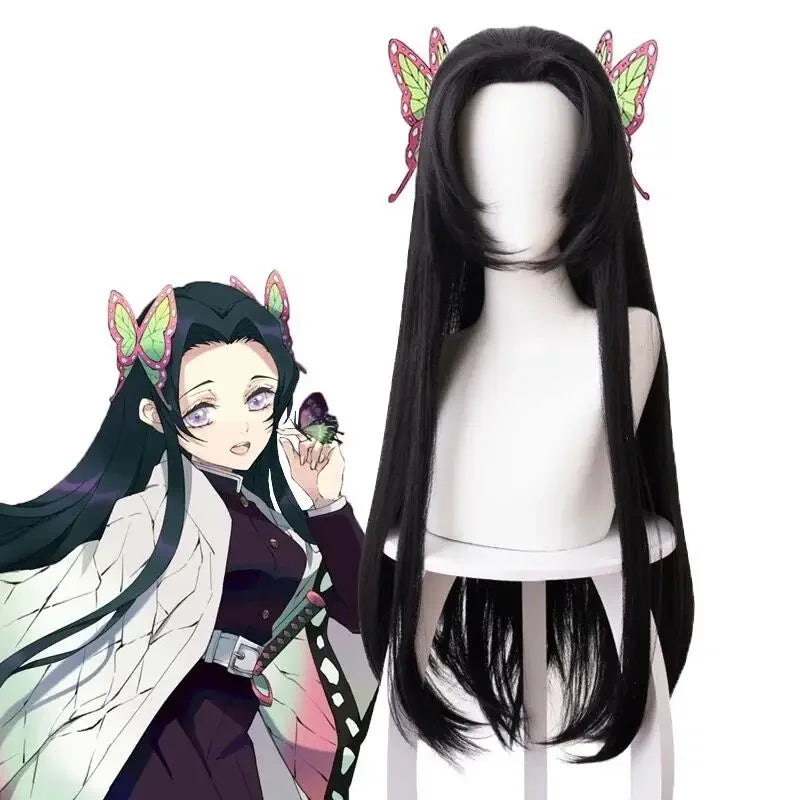 Kochou Kanae Cosplay Costume Set - Kimetsu No Yaiba Anime Outfit
