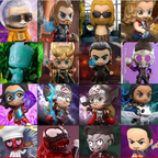 Marvel Hot Toys Cosbaby Mini Action Figure Collection (8-12 cm)