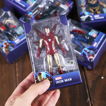 Disney ZD Original Marvel legends The Avengers Iron Man Spider Man Thor Captain America Thanos Hulk War Machine Action Figures SS69