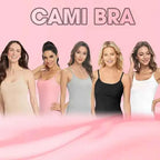 Cami Bra – Women's Camisole With Built In Padded Bra Vest Dropshipping As Seen on Tiktok Pink Top For Women Pajamas Home Wear