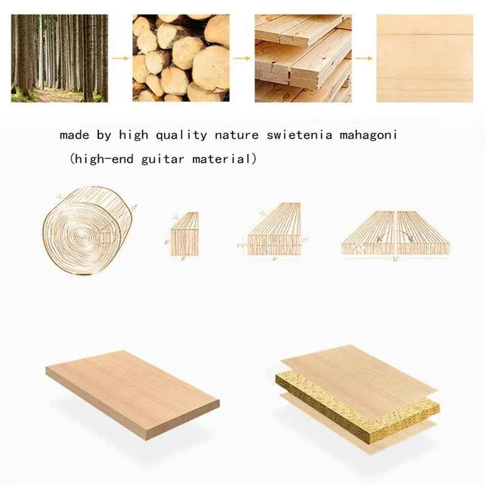 Kalimba music instrument Thumb Piano 17 Keys Mahogany Wood Finger Piano Combinations Gifts for Kids Portable Mbira Finger Piano