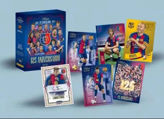 Genuine PANINI Barcelona 125th Anniversary Team Box Limited Superstar Signature Card Extremely High Collection Value Fans' Gifts
