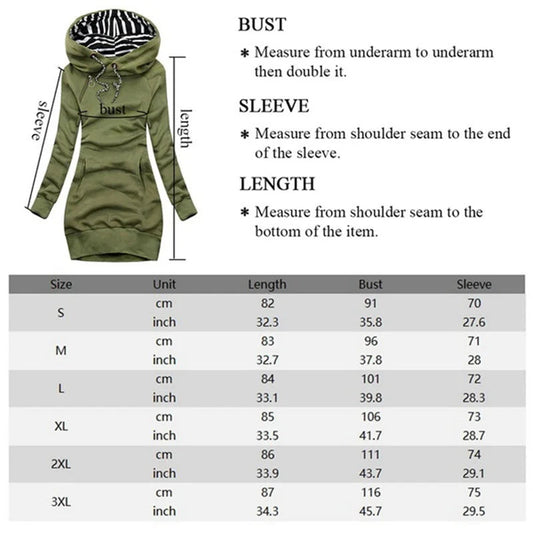 Winter New Fashion Women Long Sleeve Hoodie Dress with Pockets Solid Color Slim Fit Pullover Hoodies Sweatshirt Dress SS69