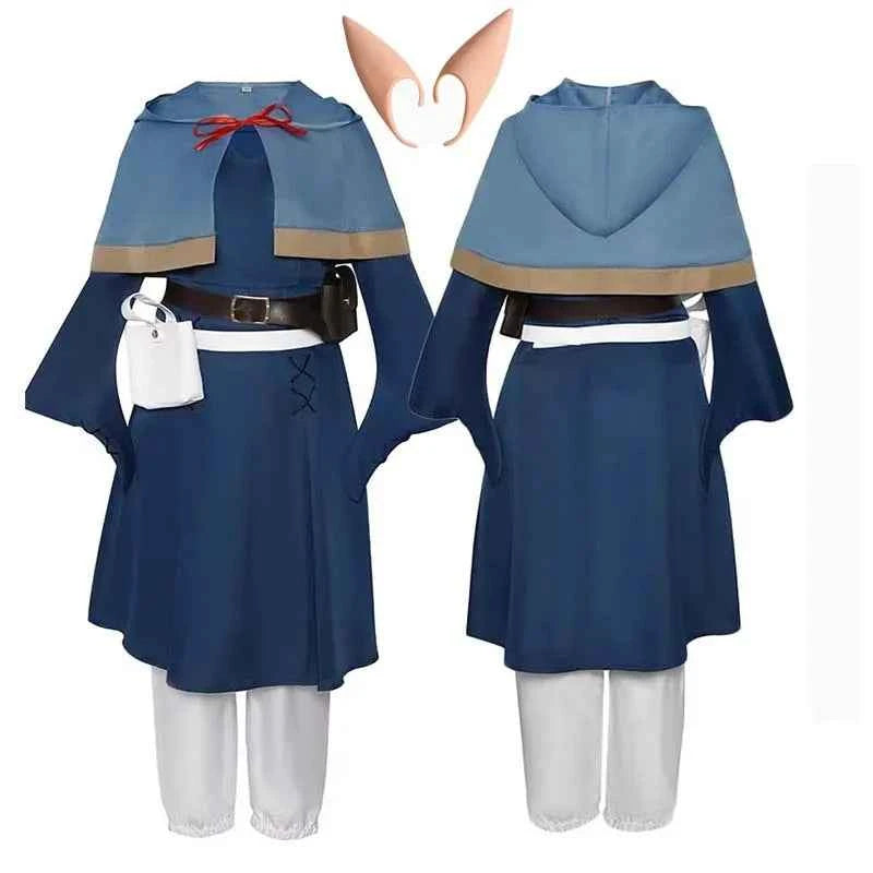 Marcille Cosplay Costume Anime Delicious Dungeon Full Set Women's Halloween Carnival Outfit for Comic Con