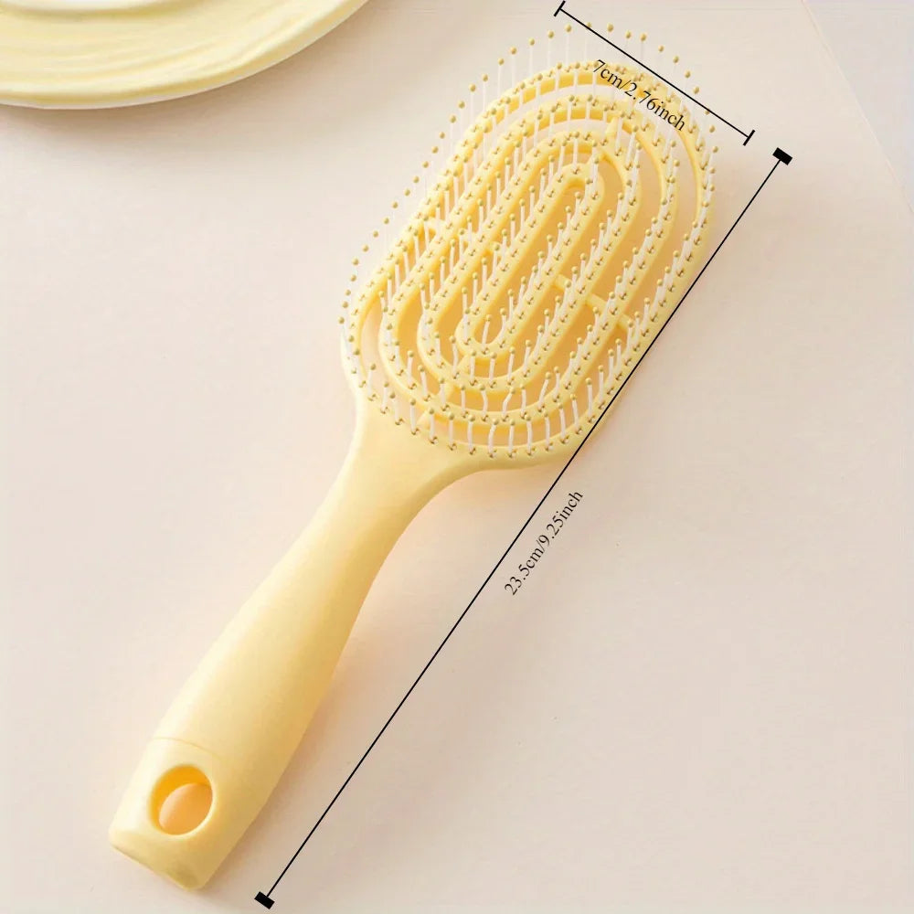 Tangled Hollow Out Massage Comb Detangling Hair Brush Wet Curly Brushes Girl Women Hairs Styling Tools Hair Care Accessories SS69