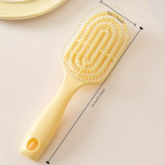 Tangled Hollow Out Massage Comb Detangling Hair Brush Wet Curly Brushes Girl Women Hairs Styling Tools Hair Care Accessories SS69