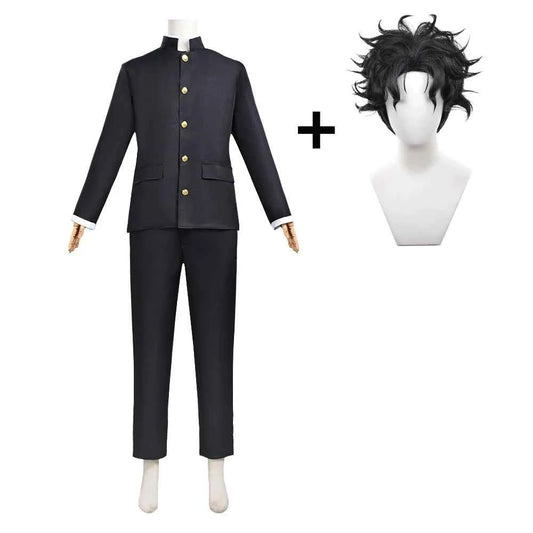 Anime Dandadan Okarun Ken Takakura Cosplay Costume Aira Shiratori Momo Ayase Cosplay Costume Wig School Uniform for Women adult