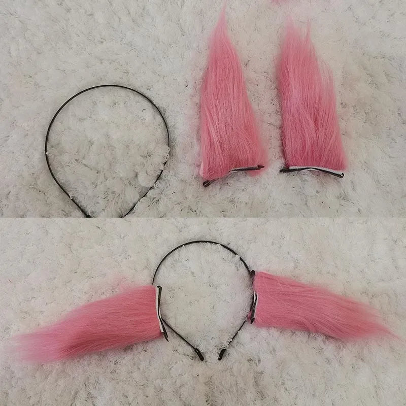 Genshin Impact Yae Miko Cosplay Costume Set with Wig Ears and Tail