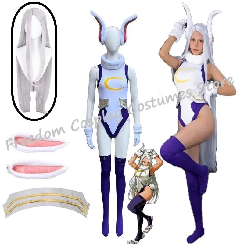 My Hero Academia Mirko Rabbit Hero Cosplay Jumpsuit for Women