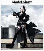 UWOWO 2B Cosplay Dress - Adult Game Character Outfit