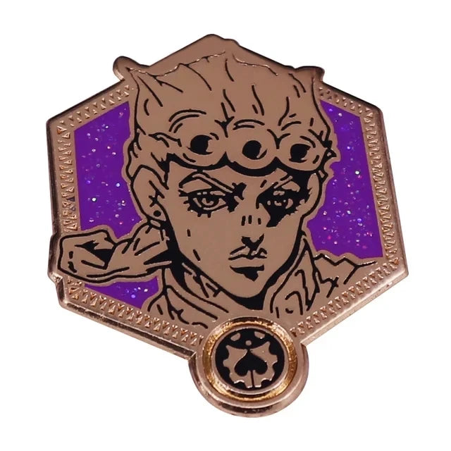JoJo's Bizarre Adventure Enamel Lapel Pin Collect Badge Cute Children Gift Jewelry Adorn Backpack Hat Collar Brooches