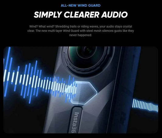 Insta360 X5 15m Waterproof Now arrival 72MP 360° Video X5 Action Camera New Wind Guard 185 mins Run Time Newest