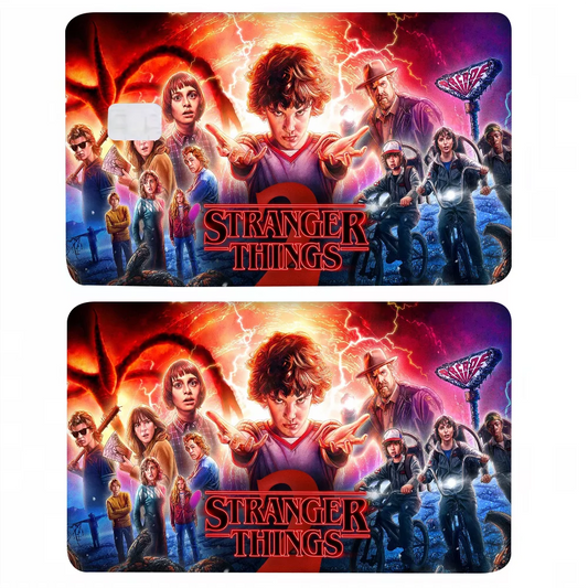 Stranger Things Credit Card Skin Stickers For VISA Bank Card Transportation Card Waterproof Sticker Anti-scratch Women Gift SS69 9.69 1 Set / z2