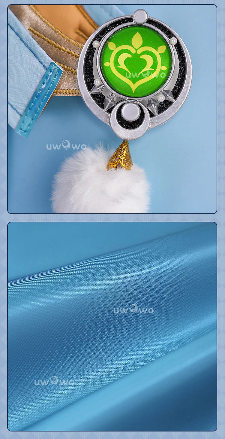 UWOWO Lauma Cosplay Collab Series: Genshin Imapct Lauma Cosplay Costume With Ears XS-2XL Halloween Costume