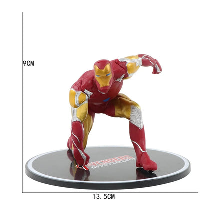 Superhero Figure SpiderMan Ironman Captain America Hulk War Machine Action Figure Model Toys For Kids Christmas Gift SS69 9.69 Iron Man