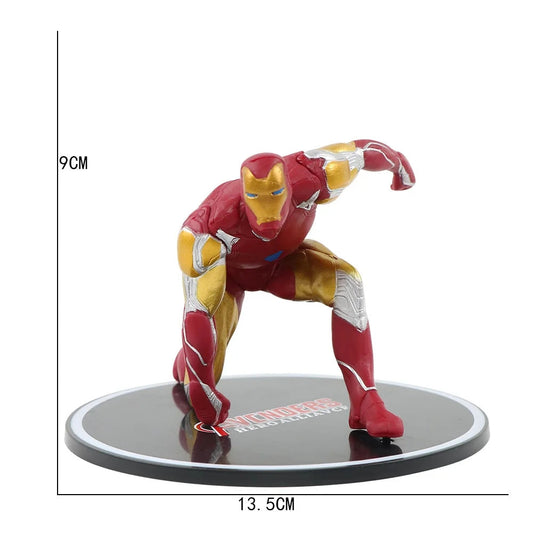 Superhero Figure SpiderMan Ironman Captain America Hulk War Machine Action Figure Model Toys For Kids Christmas Gift SS69 9.69 Iron Man