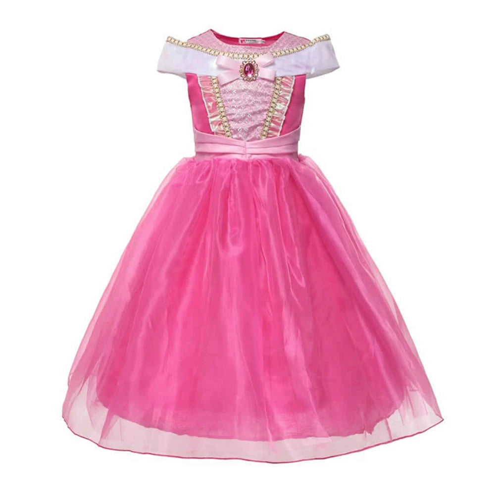 YOFEEL Girls Princess Tulle Sequins Ball Gown for Parties