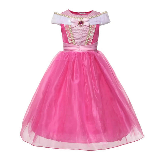 YOFEEL Girls Princess Tulle Sequins Ball Gown Costume for Birthday Party