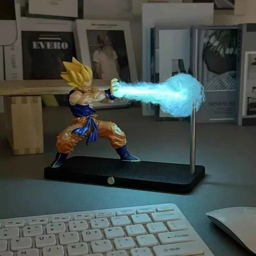 Rechargeable Dragon Ball Gogeta Lamp Gogeta Ligh Son Goku Light Lamp Magnet Light Model Kakarotto Kamehameha Wave Vegetmagnetic 