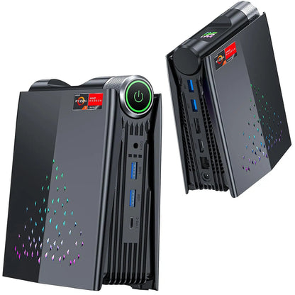 ACEMAGIC S3A Mini PC Gaming AMD Ryzen 7 5700U RAM 16/32GB DDR4 512GB/1TB SSD Gamer Computer RGB Light Control WiFi6 BT5.2 SS69