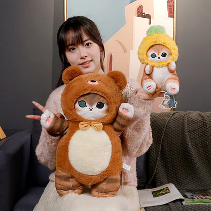 Mofusand Cute Shark Cat Cosplay Plushie Animals Series 50cm Giant Kawaii Soft Stuffed Plush Doll Birthday Gift Toys For Children SS69