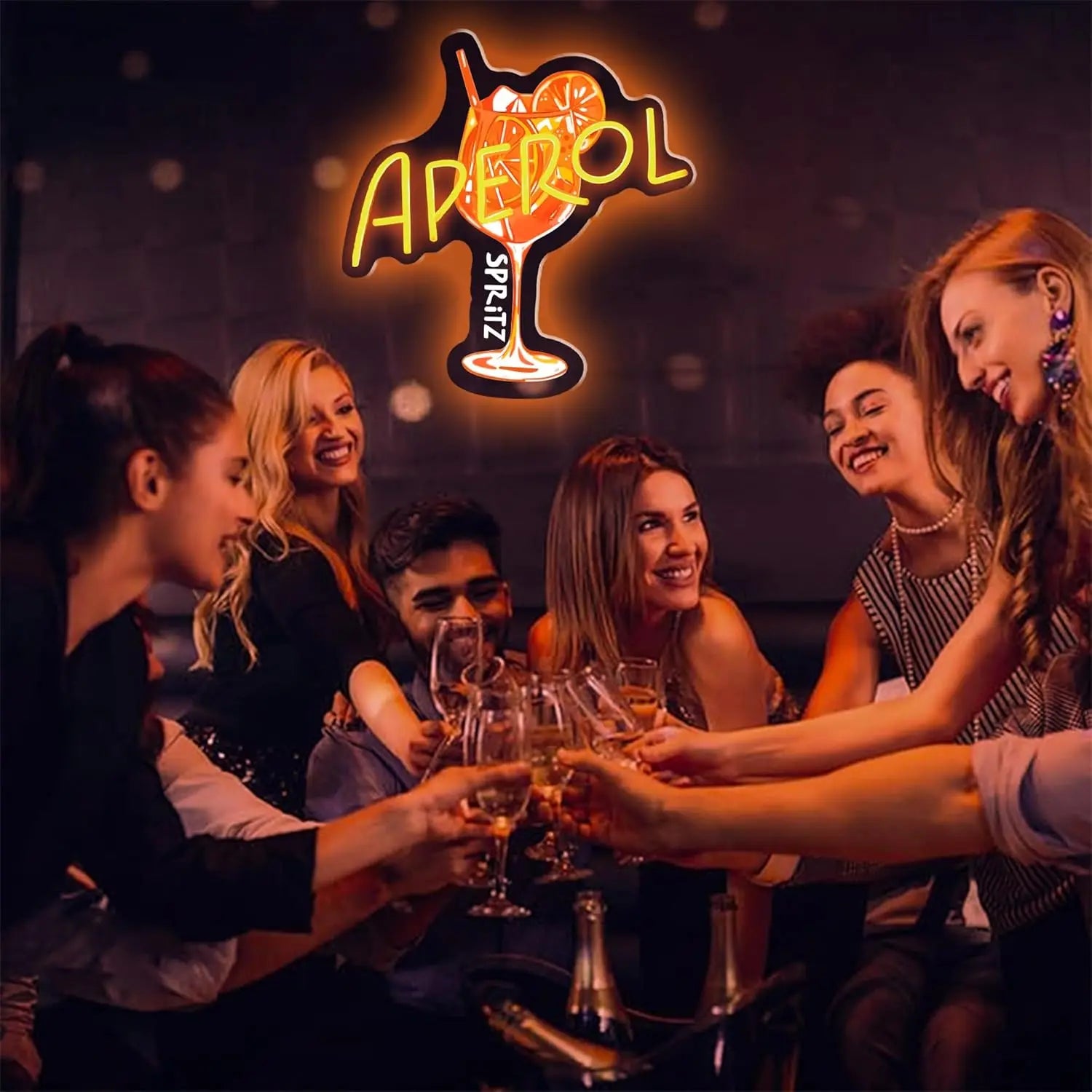 Aperol Spritz LED Neon Sign - Dimmable USB Wall Decor