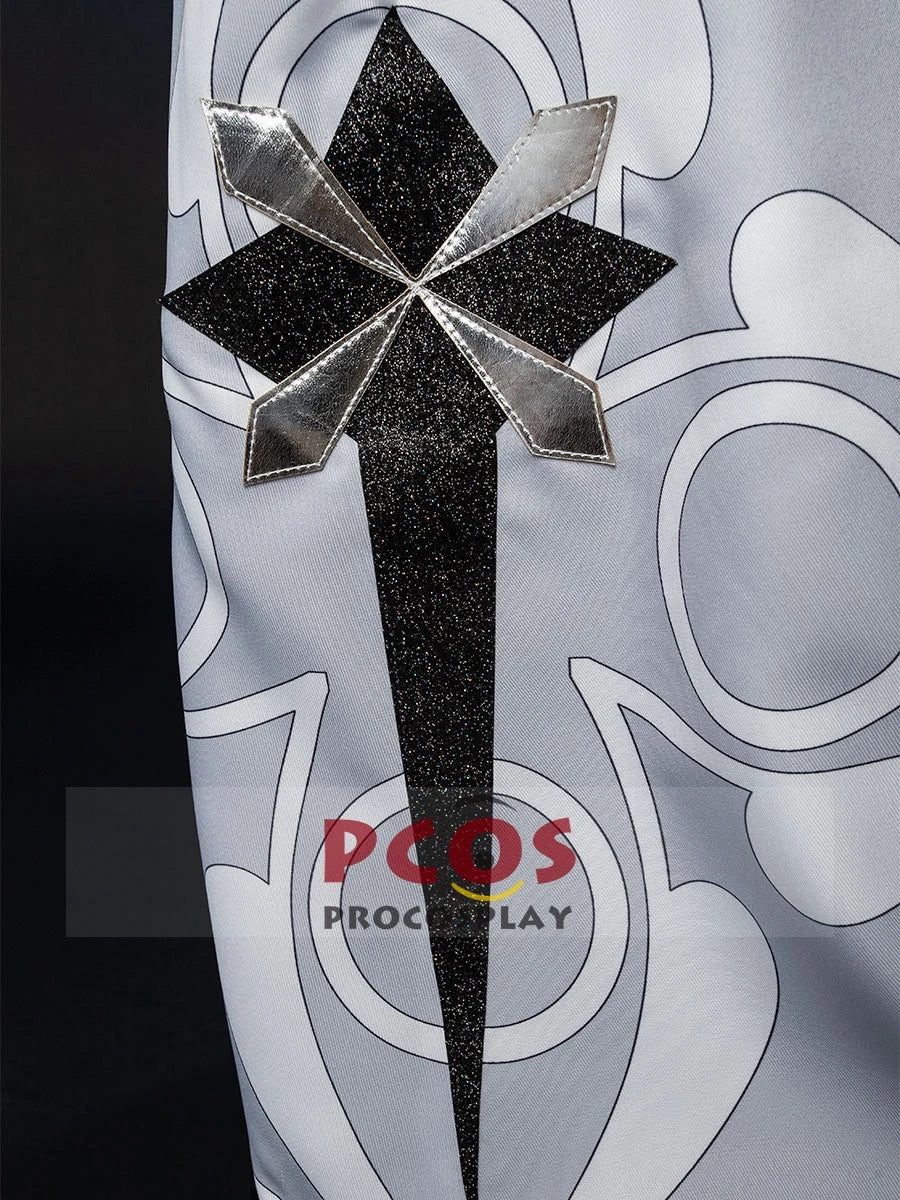 Game Genshin Impact Fatui Cosplay Costume Doctor Arlecchino The Captain Pantalone Marionette Colombina Cloak Halloween C07575