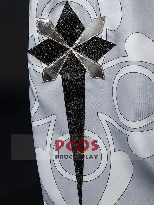 Game Genshin Impact Fatui Cosplay Costume Doctor Arlecchino The Captain Pantalone Marionette Colombina Cloak Halloween C07575