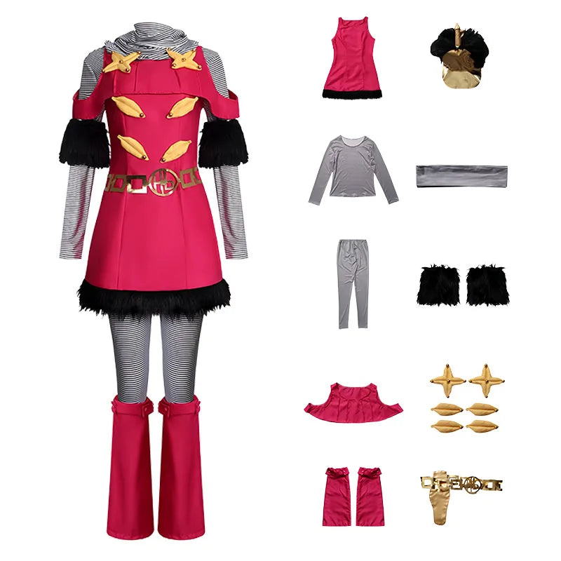 Anime Hot Pants Cosplay Steel Ball Run Cosplay Costumes Tops Pants Dress Hat Hot Pants Suits Halloween Carnival Cos Adult Women