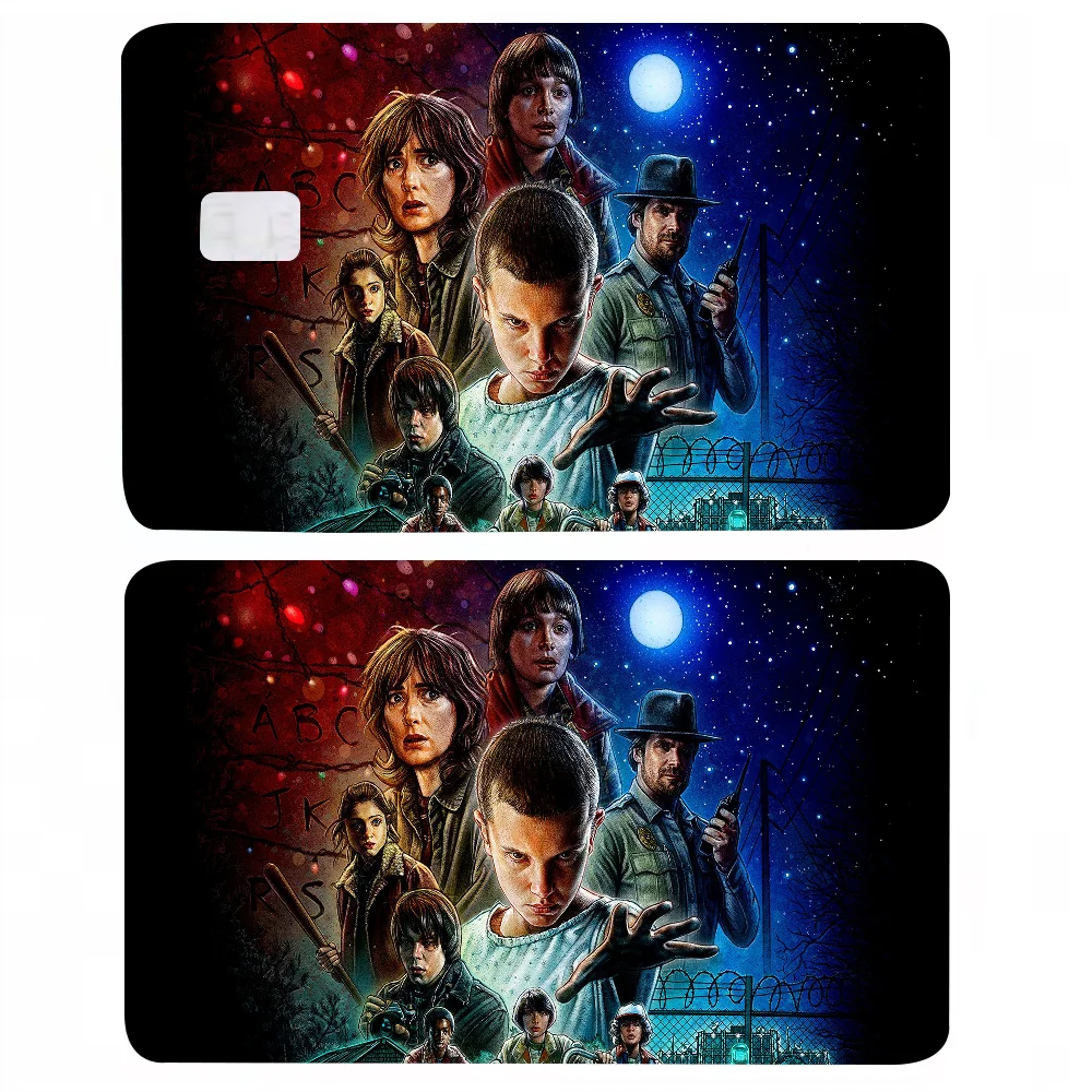 Stranger Things Credit Card Skin Stickers For VISA Bank Card Transportation Card Waterproof Sticker Anti-scratch Women Gift SS69 9.69 1 Set / z9