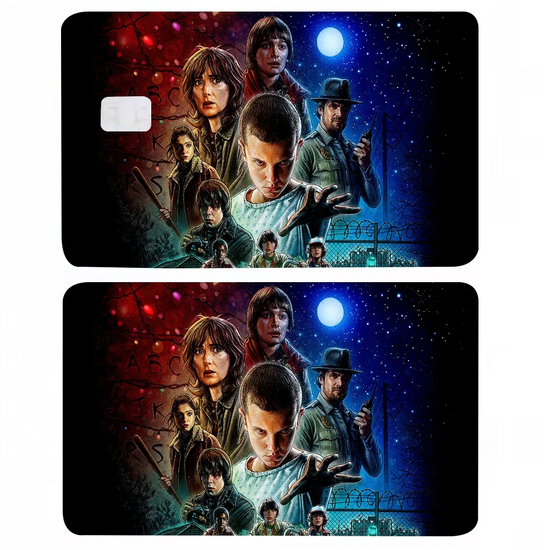 Stranger Things Credit Card Skin Stickers For VISA Bank Card Transportation Card Waterproof Sticker Anti-scratch Women Gift SS69 9.69 1 Set / z9