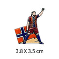 2026 World Cup Soccer Player Enamel Pin Badge for Bags & Clothes