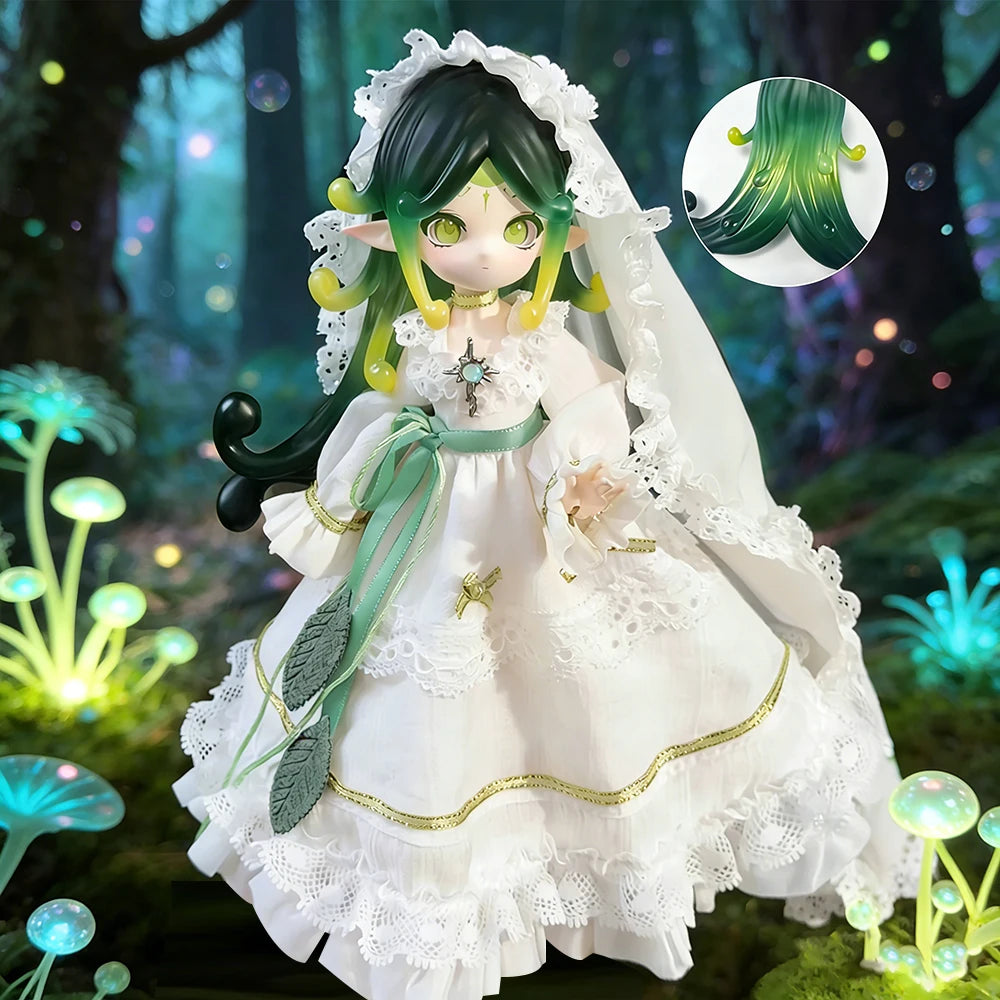 Authentic in Stock Mushroom Fungus 1/12 BJD Blind Box Movable Joint Doll Anime Figure Collectible Trendy toys Ornaments gifts