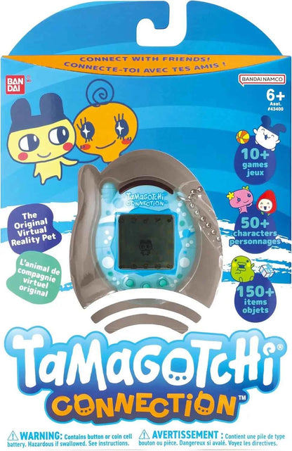Bandai Tamagotchi Connection V3 Electronic Pet (Linked Ver.) - Elegant Bow/Blue Bubble New
