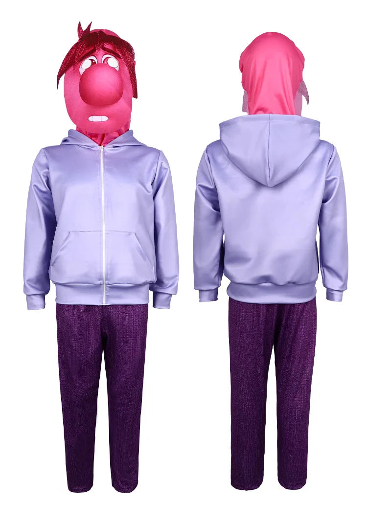 Inside Out Joy Cosplay Costume Unisex Polyester Jumpsuit for Halloween