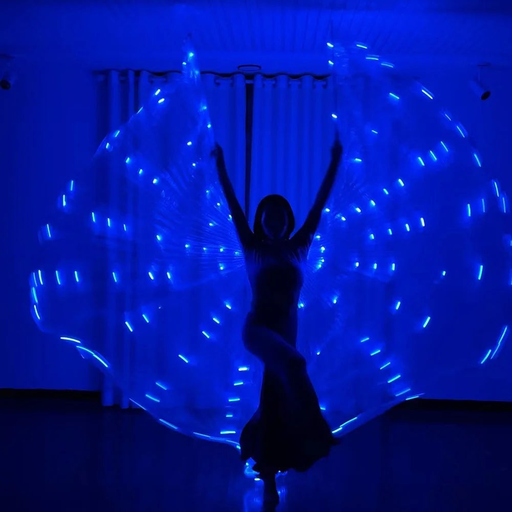 LED Isis Wings for Belly Dance & Performance