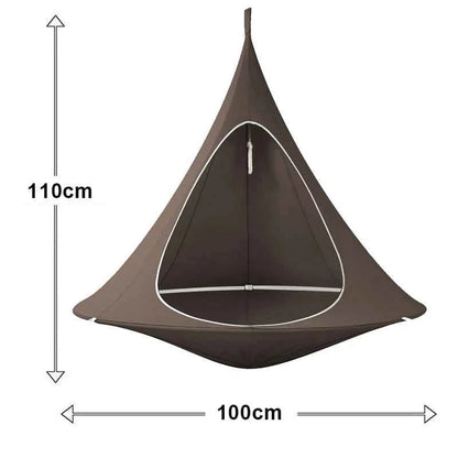 Outdoor Waterproof hammock Double Cacoon Hanging Chair Weight Capacity 80KG Outdoor and Indoor Use - Hanging Kit hanging tent