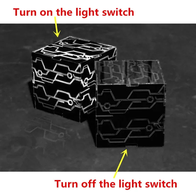 NieR Automata 9S 2B Cosplay Props White Light Black Box YoRHa No.9 Type S No.2 Type B Magic Cube SS69