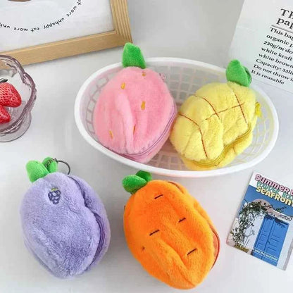 Funny Strawberry Carrot Rabbit Plush Toys Stuffed Into Fruit Transform Soft Animals Bunny Doll For Boys Girls Birthday Gift