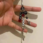 K-pop skz black and red mobile phone accessories