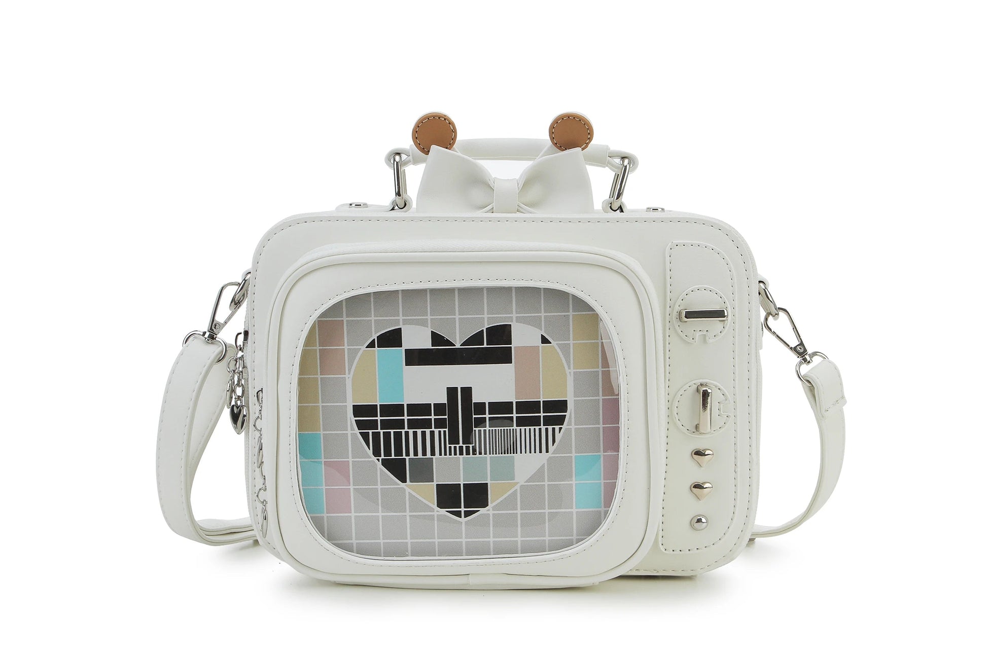 Novelty Tv Shape Ita Bag Retro Television Women Shoulder Bag Design Ita Backpack with Inserts Gilrs Crossbody Bag SS69