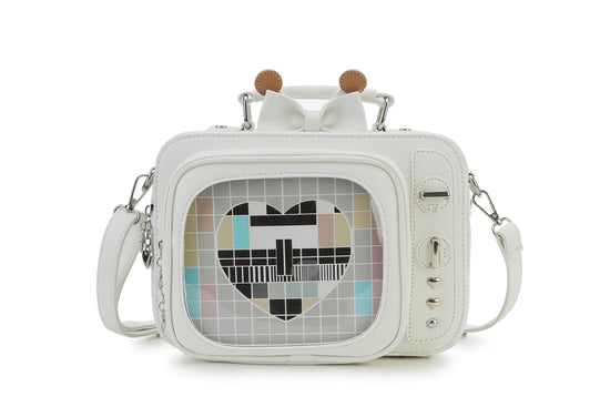 Novelty Tv Shape Ita Bag Retro Television Women Shoulder Bag Design Ita Backpack with Inserts Gilrs Crossbody Bag SS69