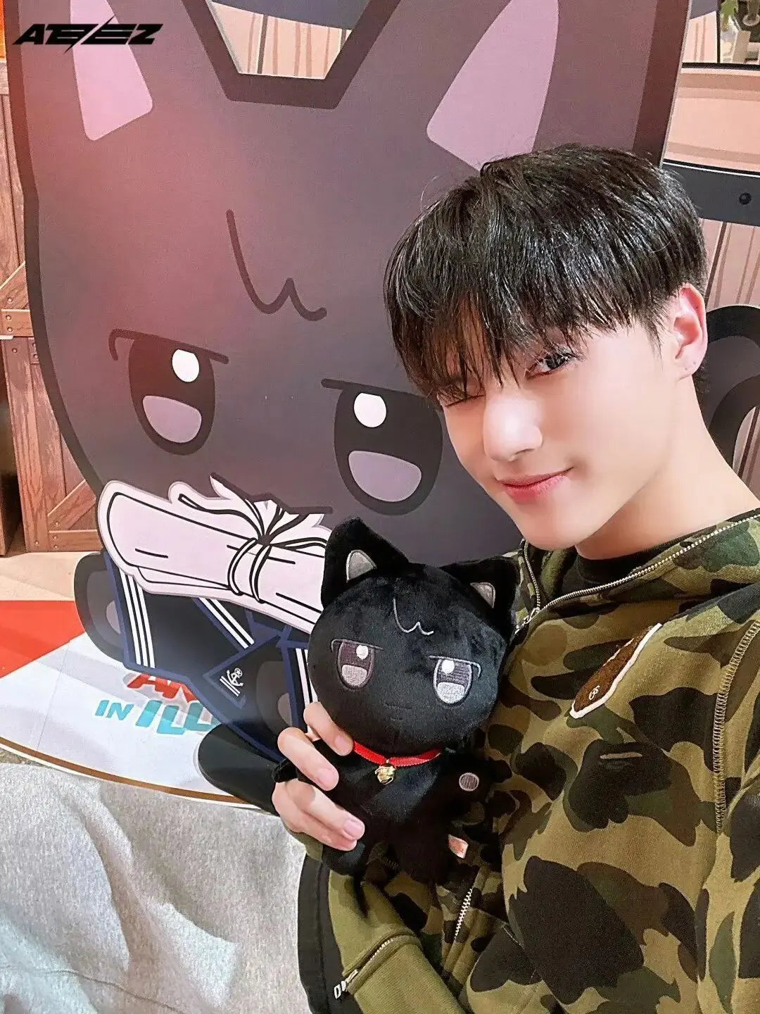 Kpop Aniteez Kawaii Stuffed Animals Plushies Toy Room Decor Hongjoong Seonghwa Yunho Yeosang San Ming Wooyoung Jongho Plu SS69 15.69 25cm D / about 10-25cm