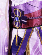 Raiden Shogun Cosplay Costume Set with Wig for Women